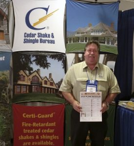 Cedar Shake & Shingle Bureau at a trade show