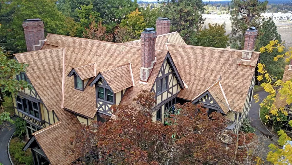 western red cedar roof