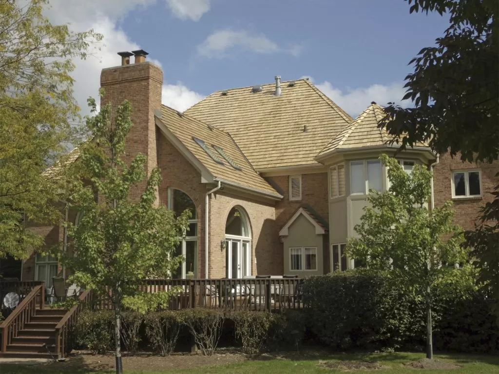 western red cedar roof