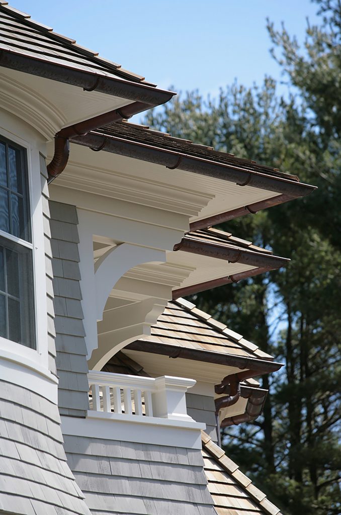 cedar roof on a home 